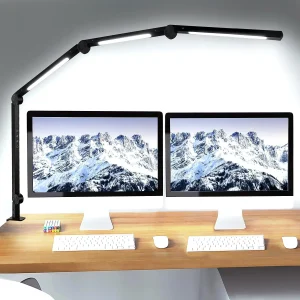 LED Desk Lamp with Clamp Flexible