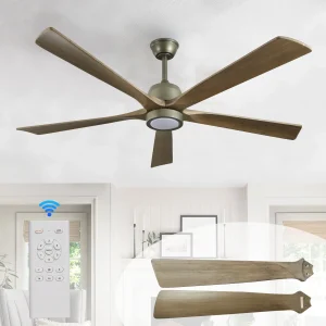 ARLGSITE 60“ Simple Modern Silent Ceiling Fan Light