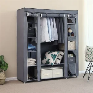 69" Portable Clothes Closet Wardrobe
